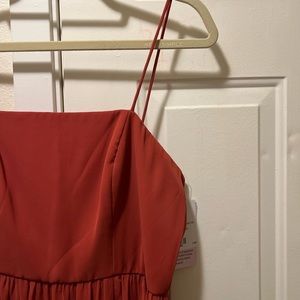 New with tags, Dessy collection dress! Style TH017 color Amber